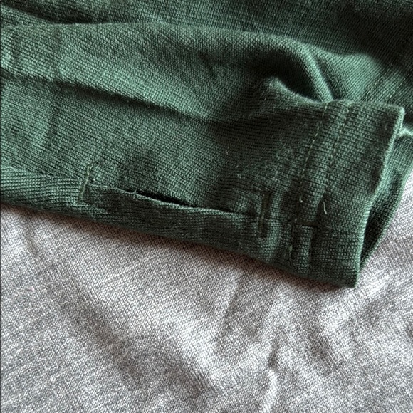 Icebreaker merino - bodyfit 260 - XL Men Gray and Green Half-Zip Sweater - Picture 5 of 7